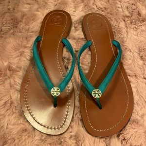 Tory Burch Terra Thong Sandal in Green Jungle